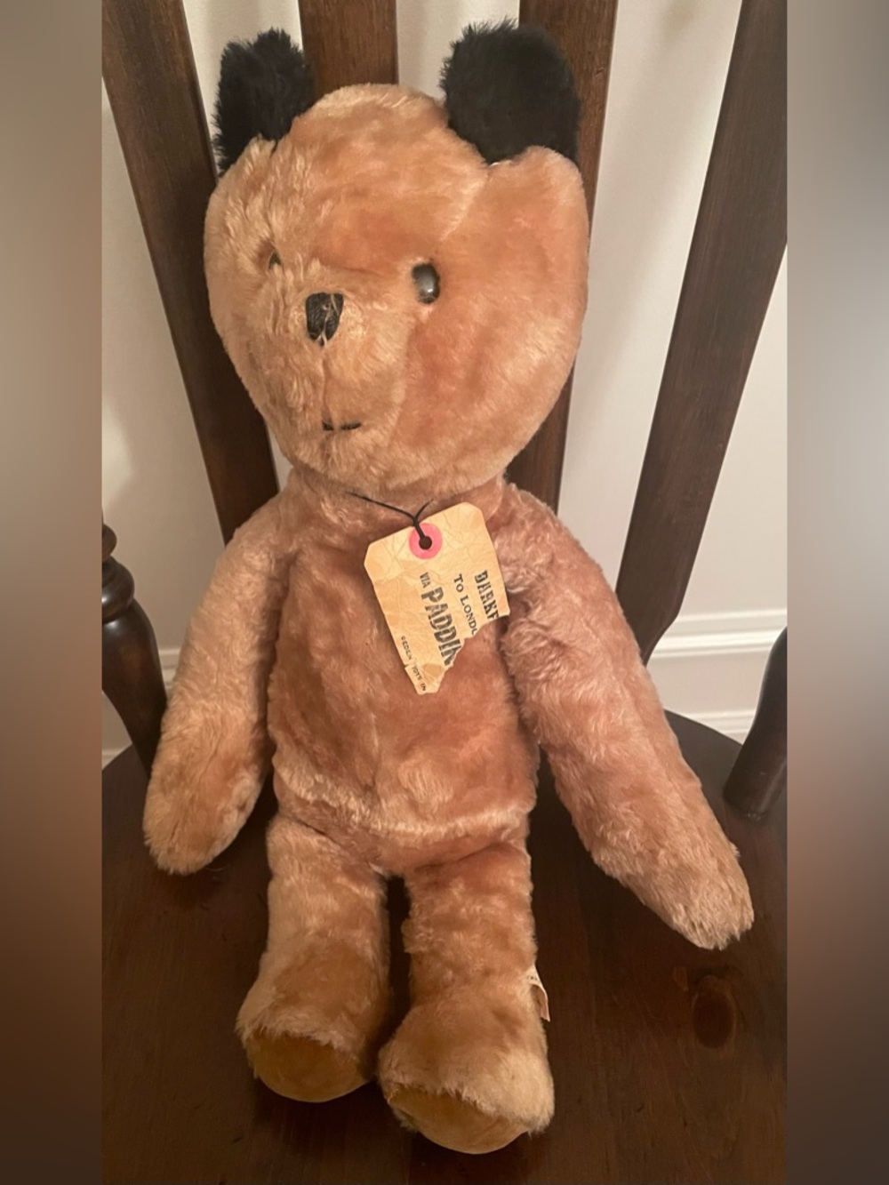 Vintage 1970’s Paddington Bear Collectible 19” Plush by Eden Toys + Cowboys PJs
